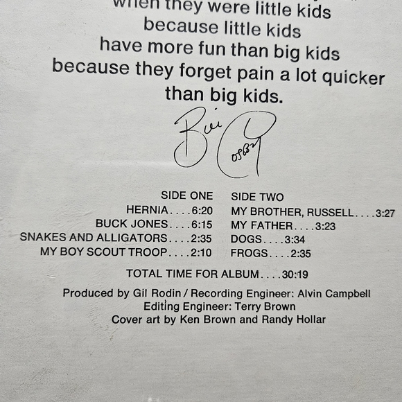 Bill Cosby When I Was A Kid Album Record LP 1971 Fat Albert SEALED NEVER OPENED - Picture 10 of 10